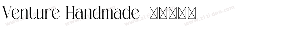 Venture Handmade字体转换